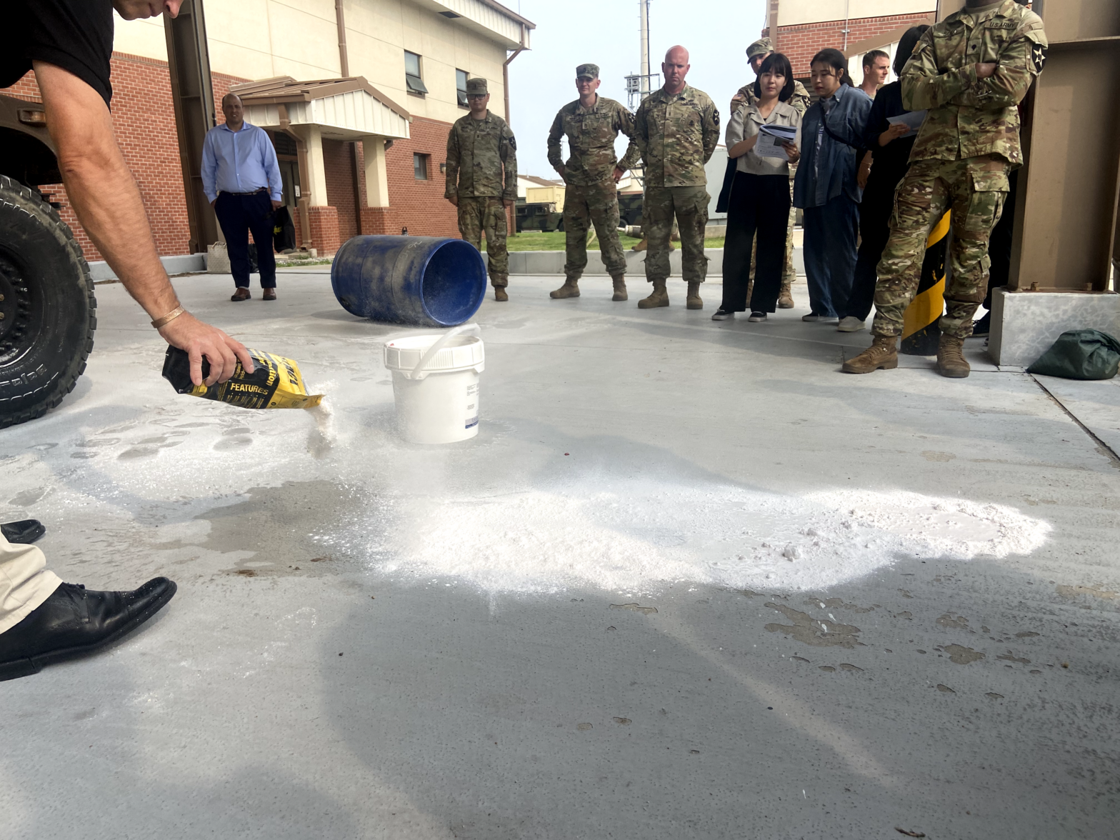 FAST-ACT Powder technology used for decontamination and neutralization