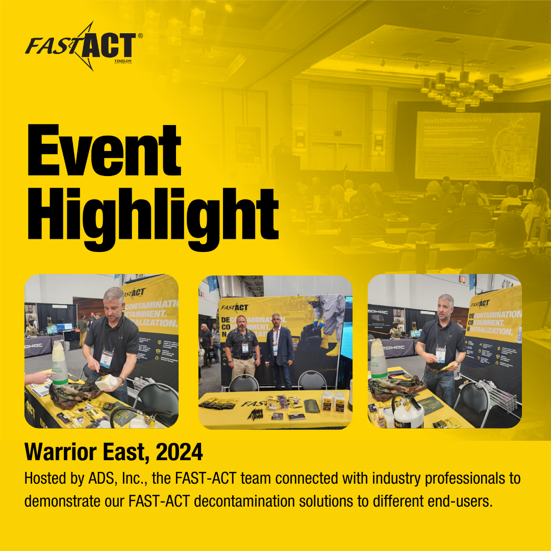 FAST-ACT Warrior East Highlights Innovated Decontamination Solutions to Different End-Users