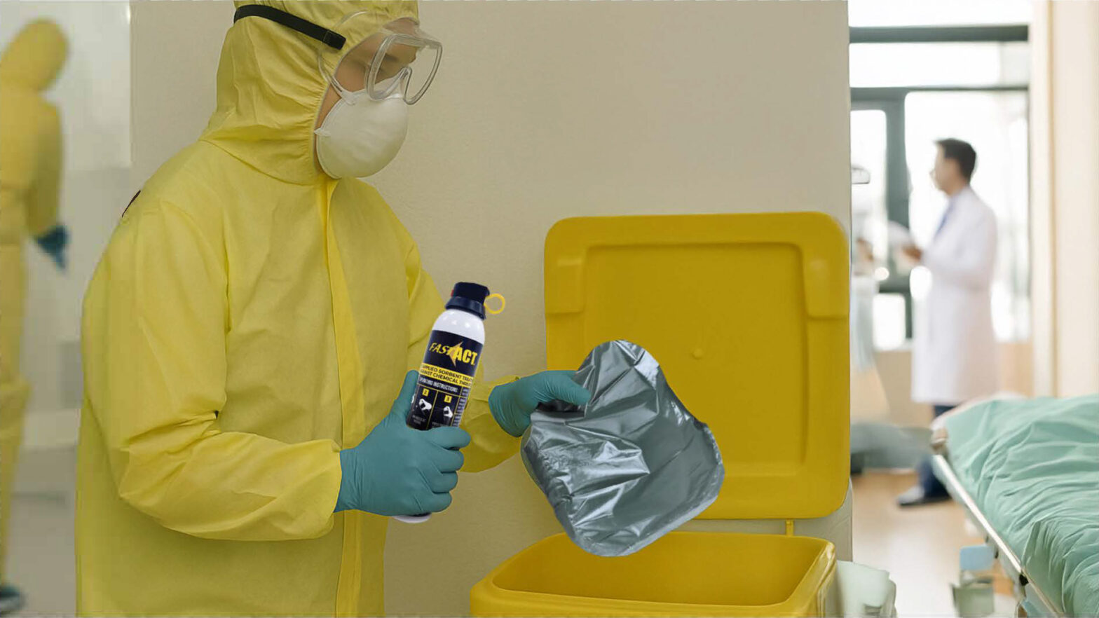 Dry decon in hospitals