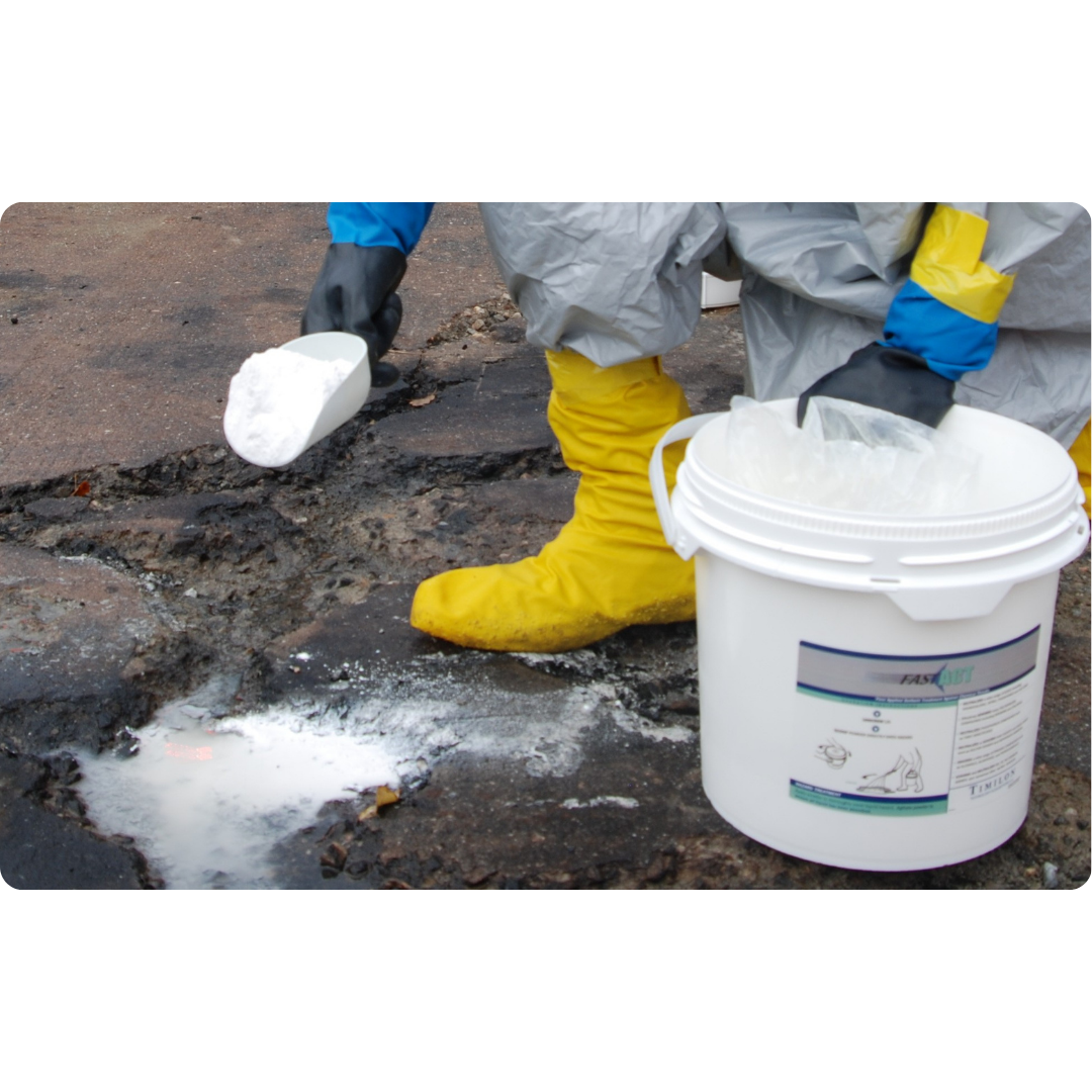 HIGH-VOLUME OR TARGETED SPILL NEUTRALIZATION TO LIMIT CONTAMINATION SPREAD