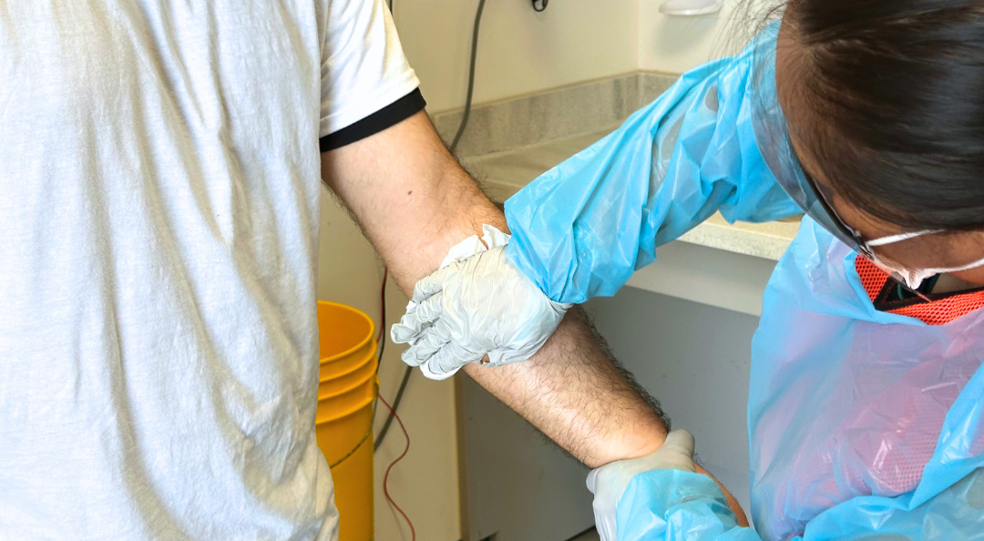 Targeted dry application for localized control on exposed areas & contact points